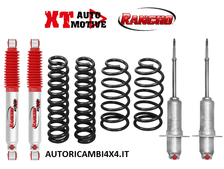 KIT RIALZO +4 CM COMPLETO PER JEEP CHEROKEE KJ DAL 2002 AL 2006 - Autoricambi4x4