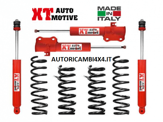 KIT RIALZO +4 CM COMPLETO PER SUZUKI GRAND VITARA DAL 1998 AL 2004 - Autoricambi4x4