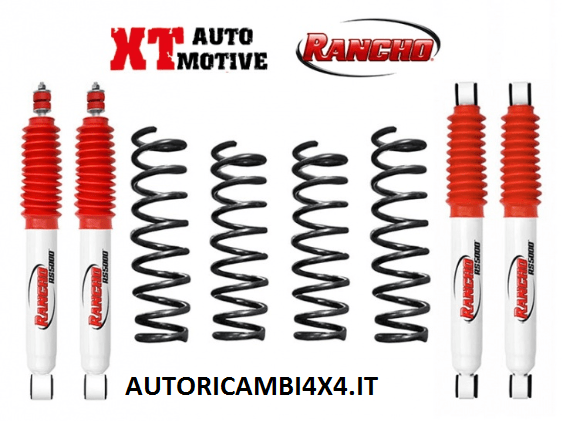 KIT RIALZO +4 CM COMPLETO XT/RANCHO SUZUKI JIMNY DAL 2018 - Autoricambi4x4