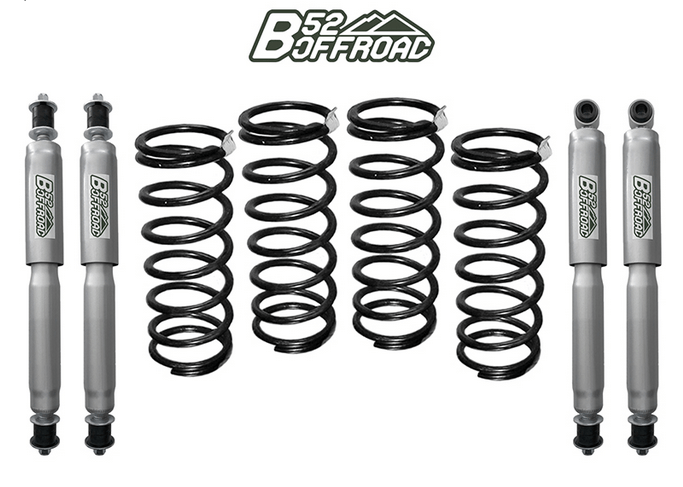 KIT RIALZO +4/5 CM COMPLETO B52 OFFROAD PER LAND ROVER DISCOVERY 200/300TDI - Autoricambi4x4