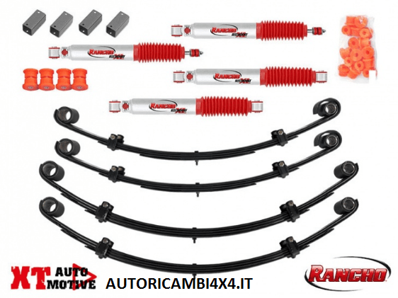 KIT RIALZO +7,5CM COMPLETO PER SUZUKI SJ E SAMURAI(tutti gli anni)REGOLABILE - Autoricambi4x4