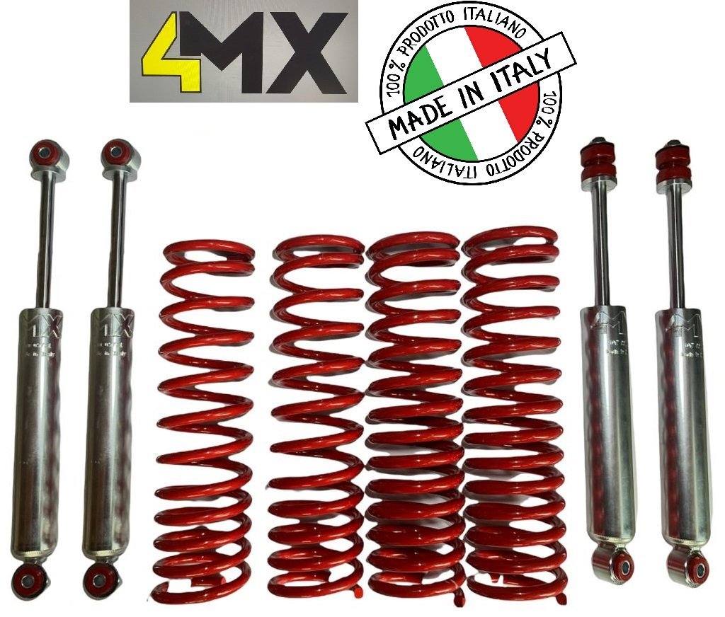 KIT RIALZO COMPLETO 4MX +5CM SUZUKI JIMNY CON VERRICELLO (MADE IN ITALY) - Autoricambi4x4