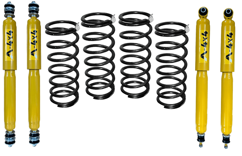 KIT RIALZO COMPLETO A - 4X4 +5CM LAND ROVER DEFENDER 90 - Autoricambi4x4