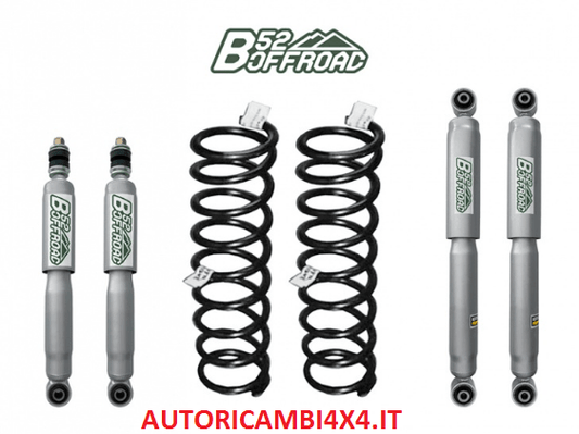 KIT RIALZO COMPLETO B52 OFFROAD +4 CM PER NISSAN TERRANO - Autoricambi4x4