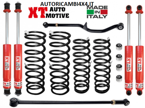 KIT RIALZO COMPLETO EXTREME KIT TRIAL +10CM/+12CM PRO VERSION PER NISSAN PATROL GR Y60 - Autoricambi4x4