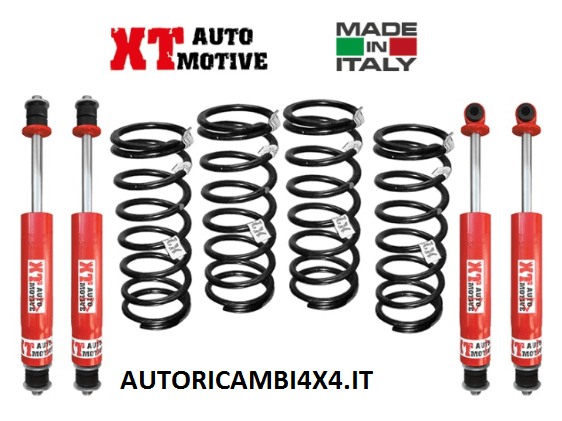 KIT RIALZO COMPLETO XT AUTOMOTIVE +4 CM/+5 CM PRO VERSION LAND ROVER DISCOVERY 200/300TDI - Autoricambi4x4
