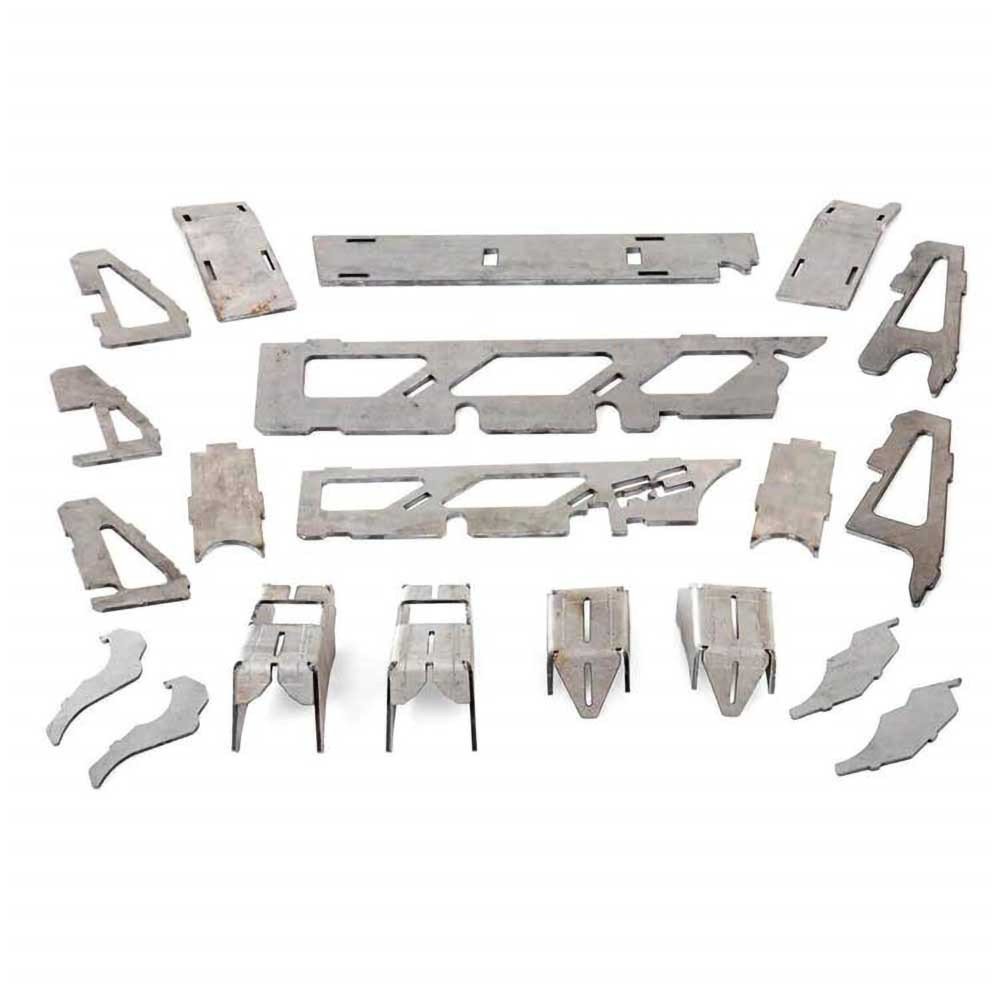 Kit rinforzo e rinforzo assale anteriore Dana30 Rough Country - Autoricambi4x4