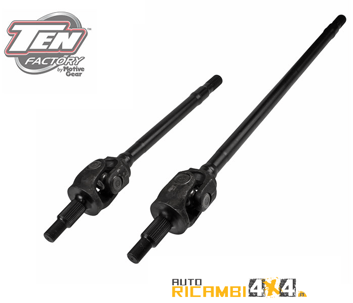 KIT SEMIASSI RINFORZATI TEN FACTORY ANTERIORE PER WRANGLER JK (DANA 44) 30 Spline - Autoricambi4x4