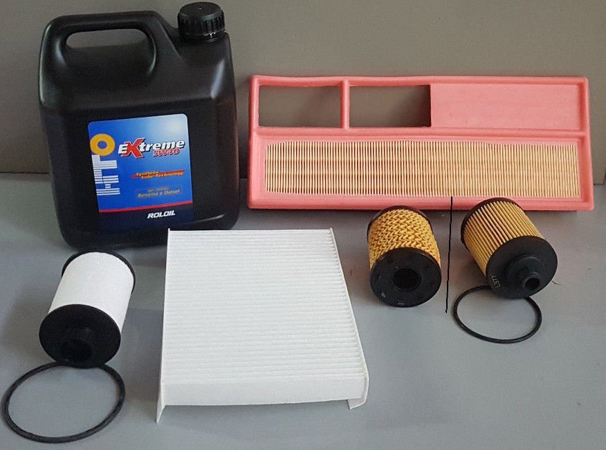 KIT TAGLIANDO + LITRI 4 ROLOIL 5W40 FIAT PUNTO 1.3 MULTIJET (Compatibilità: LANCIA) - Autoricambi4x4