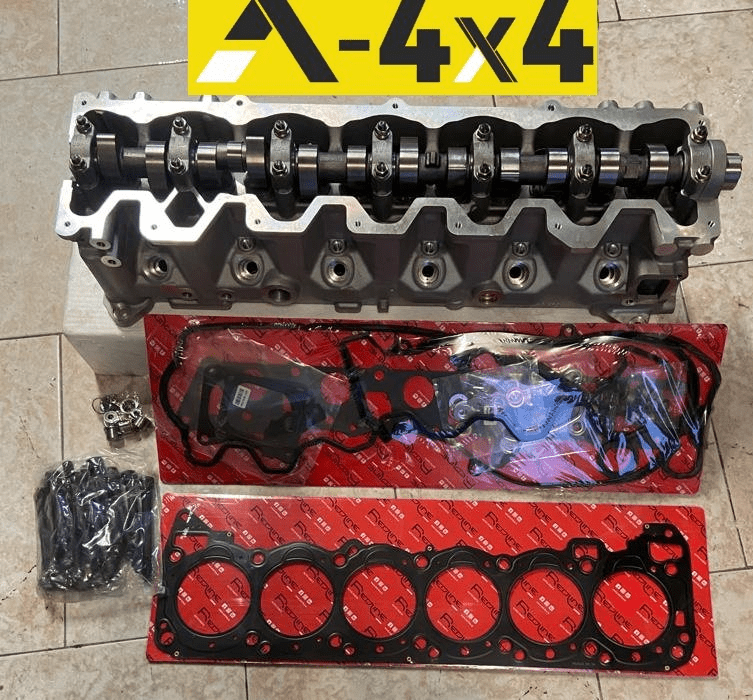 KIT TESTATA MOTORE COMPLETA CON PUNTERIE MECCANICHE/ SERIE GUARNIZIONI SMERIGLIO/ GUARNIZIONE TESTATA NON ORIGINALE/ BULLONI TESTATA NISSAN PATROL GR Y61 2.8 - Autoricambi4x4