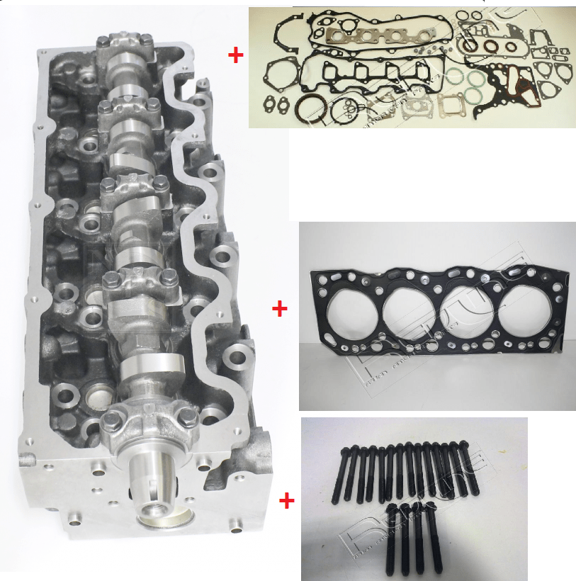 KIT TESTATA MOTORE COMPLETA/ SERIE GUARNIZIONI MOTORE/ GUARNIZIONE TESTATA NON ORIGINALE/ BULLONI TESTATA TOYOTA LAND CRUISER 2.5 LJ70 II° SERIE - Autoricambi4x4