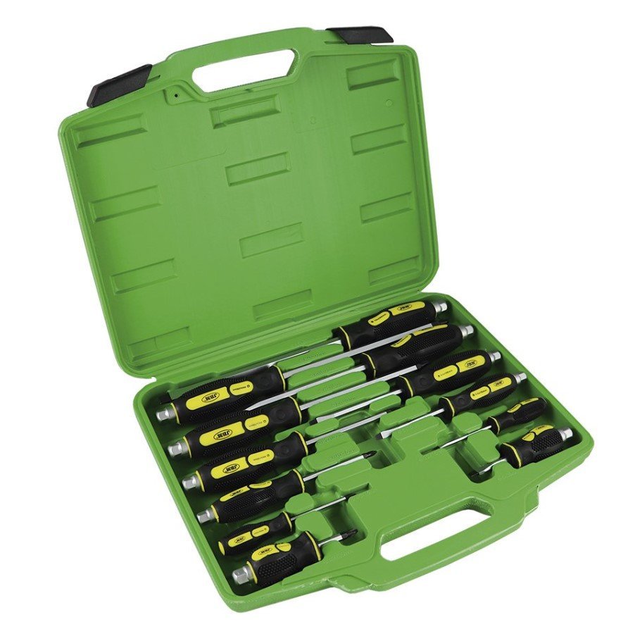 KIT/SET DI 12 CACCIAVITI A TAGLIO E A STELLA - Autoricambi4x4