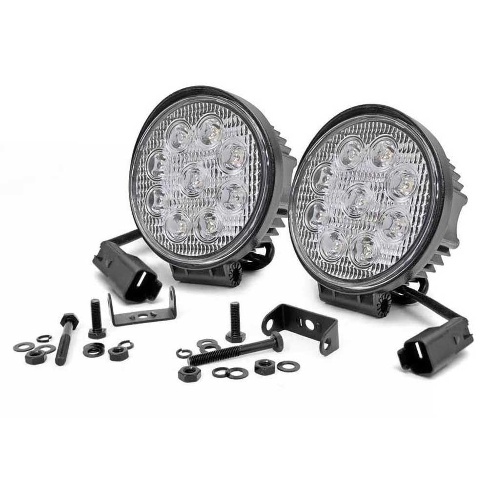 Luci LED rotonde 4" spot Rough Country - Autoricambi4x4