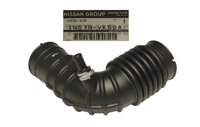 MANICOTTO TURBINA - TUBO FILTRO ARIA NISSAN NAVARA D22/NP300 - KING CAB (ORIGINALE) - Autoricambi4x4