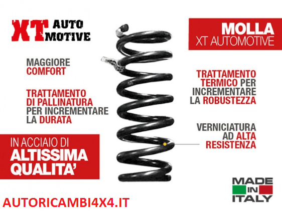 MOLLA +4 CM SUZUKI GRAND VITARA FINO AL 2004 ANTERIORE - Autoricambi4x4