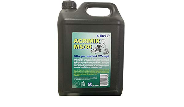 OLIO MISCELA 2 TEMPI ROLOIL AGRIMIX MS/30 lt.5 - Autoricambi4x4