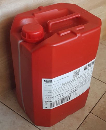 OLIO MOTORE MOTUL 10W40 LITRI 20 2100 POWER + ETICHETTE PER CAMBIO OLIO - Autoricambi4x4
