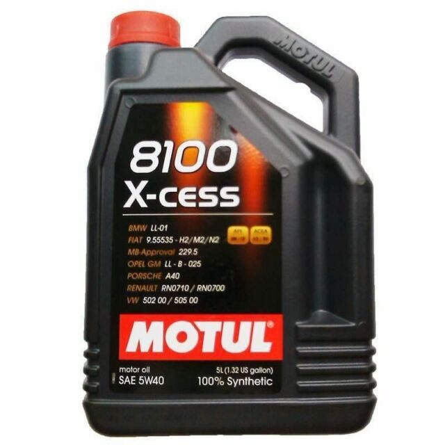 OLIO MOTORE MOTUL 8100 X - CESS 5W40 lt.5 ACEA A3/B4 - Autoricambi4x4
