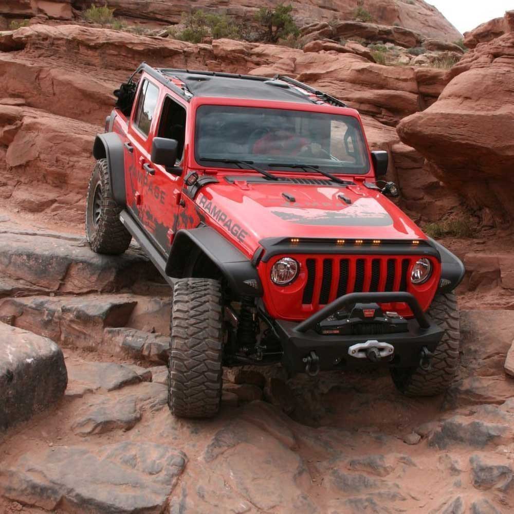 Parafanghi anteriori e posteriori a copertura standard Bushwacker Flat Style - Autoricambi4x4