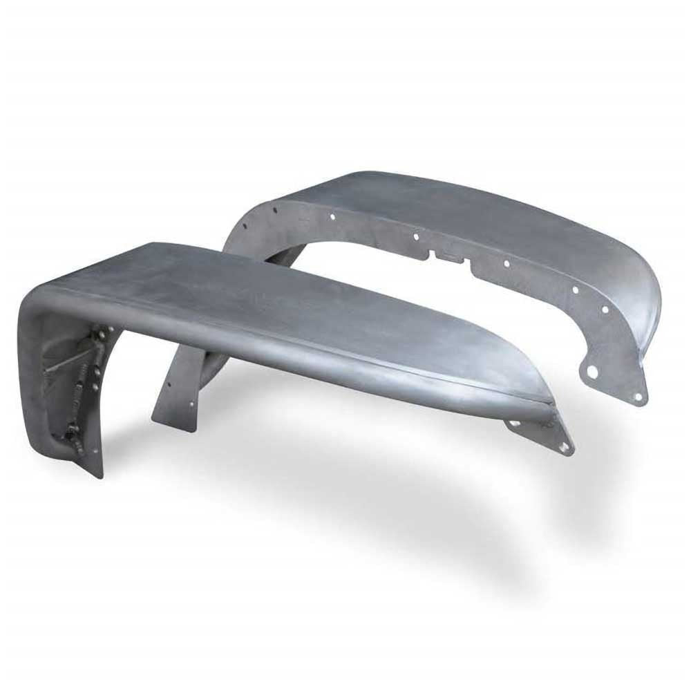 Parafanghi anteriori in acciaio con copertura standard Poison Spyder Crusher - Autoricambi4x4