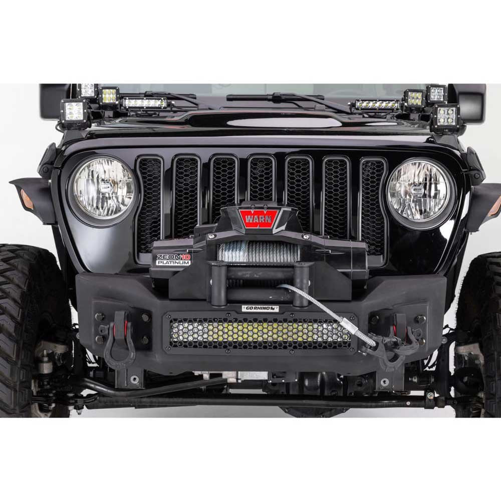 Paraurti anteriore stubby Go Rhino Rockline - Autoricambi4x4