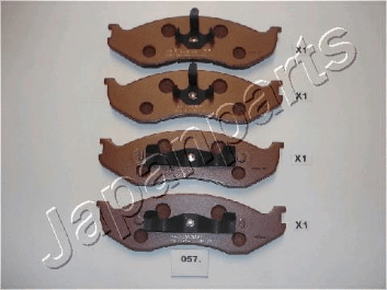 PASTIGLIE FRENO ANTERIORE JEEP CHEROKEE / GRAND CHEROKEE I / WRANGLER II - Autoricambi4x4