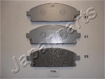 PASTIGLIE FRENO ANTERIORE NISSAN PATHFINDER II (R50)/ X - TRAIL (T30) - Autoricambi4x4