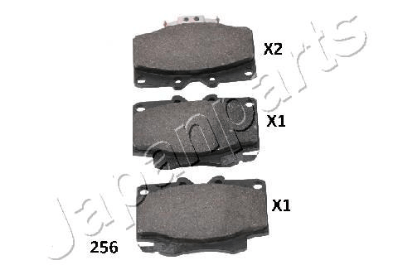 PASTIGLIE FRENO ANTERIORE TOYOTA LAND CRUISER LJ70/ KZJ70/ KZJ90 - Autoricambi4x4