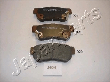 PASTIGLIE FRENO POSTERIORE HYUNDAI (ELENTRA/ GETZ/ GRANDEUR/ MATRIX/ SANTA FÉ/ SONICA/ TRAJET/ TUCSON/ XG) / KIA (SPORTAGE/ MAGENTIS/ OPIRUS) - Autoricambi4x4