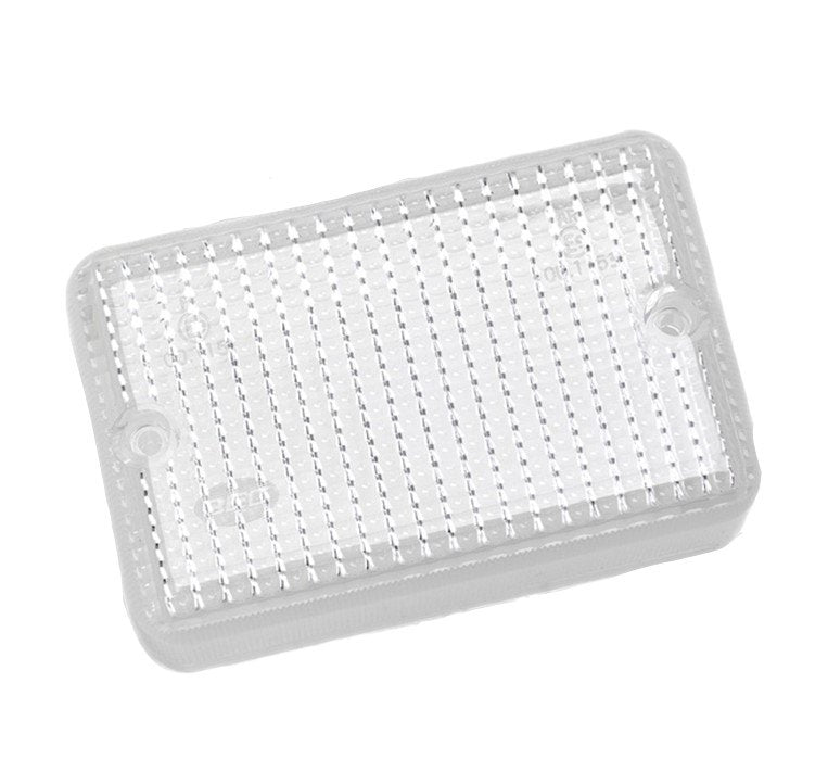 PLASTICA FARO RETTANGOLARE BIANCO DEFENDER - Autoricambi4x4