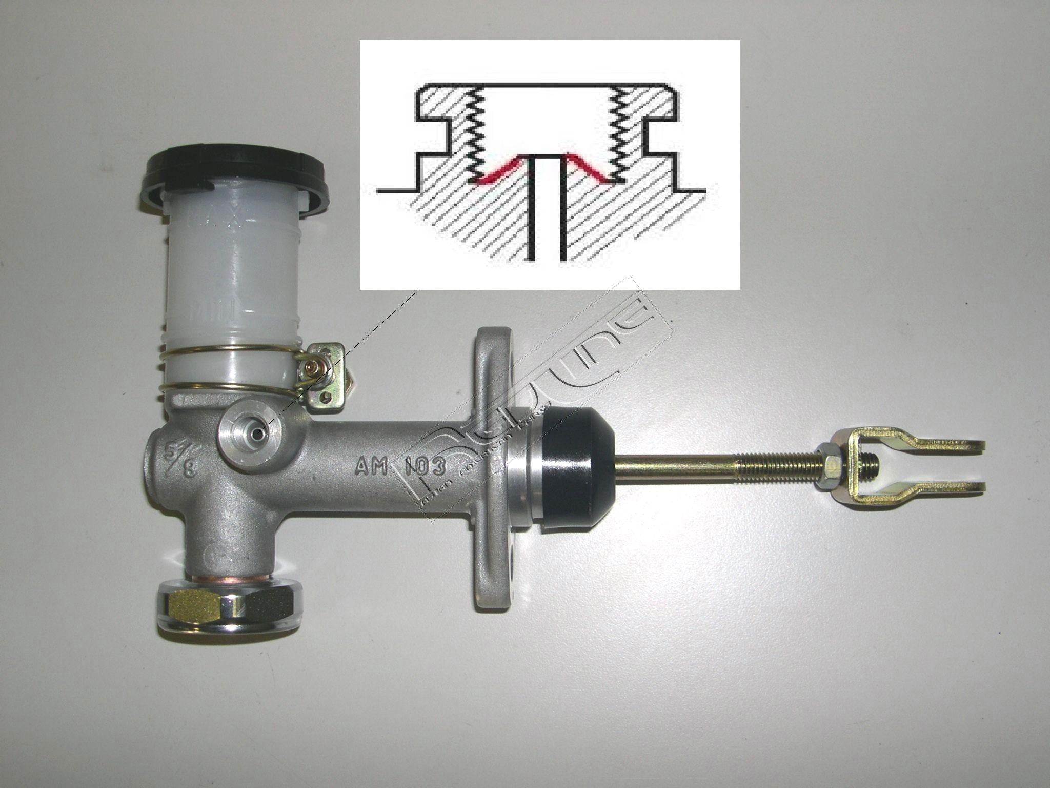 POMPA FRIZIONE MITSUBISHI L 200 (K74)/ PAJERO SPORT I 2.5 TD - Autoricambi4x4