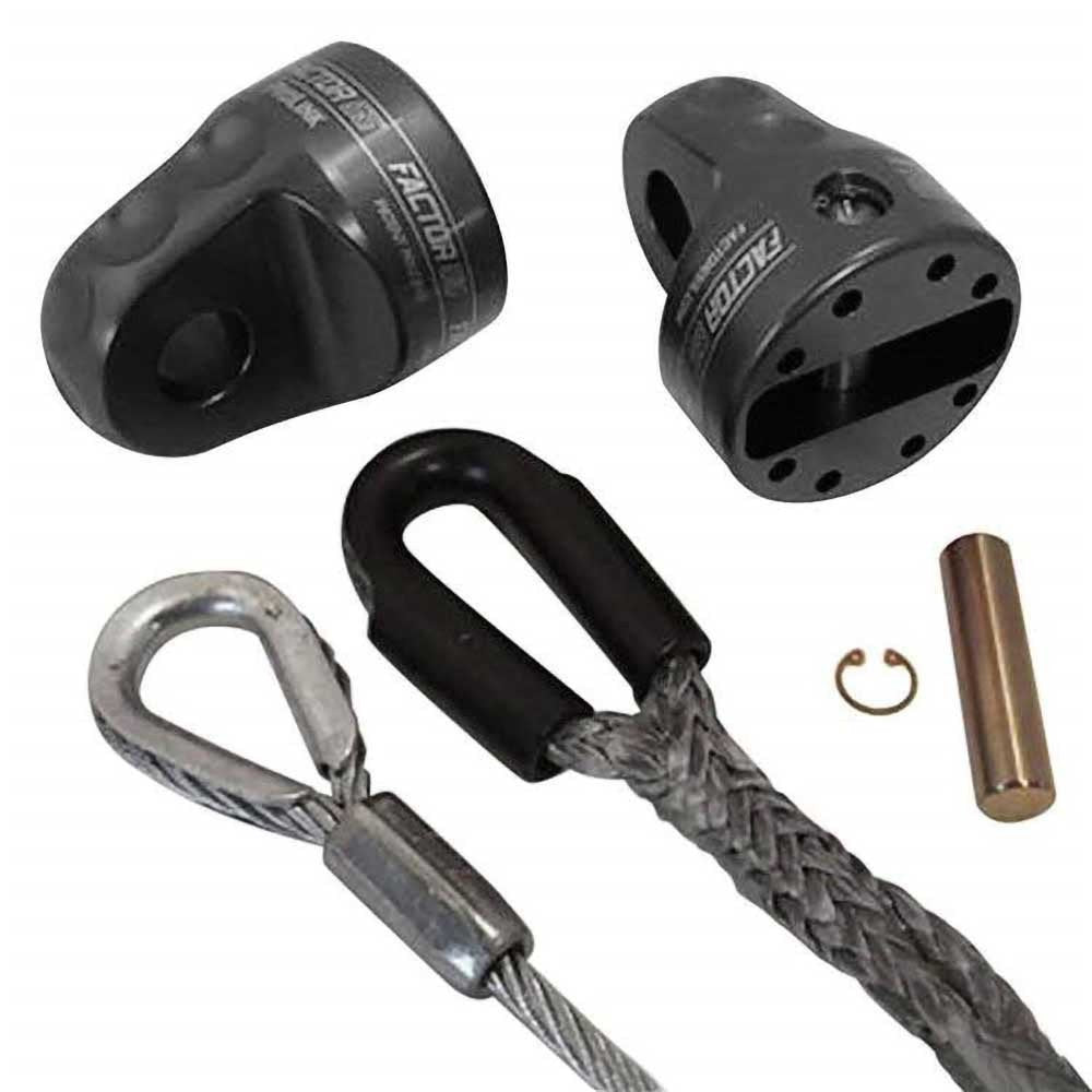 ProLink con perno in titanio e protezione in gomma nera Factor 55 - Autoricambi4x4