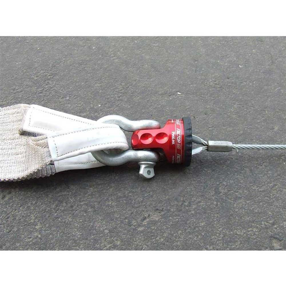 ProLink con perno in titanio e protezione in gomma rossa Factor 55 - Autoricambi4x4