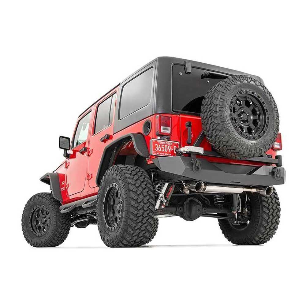 Rear bumper with tyre carrier Rough Country Rock Crawler - Autoricambi4x4