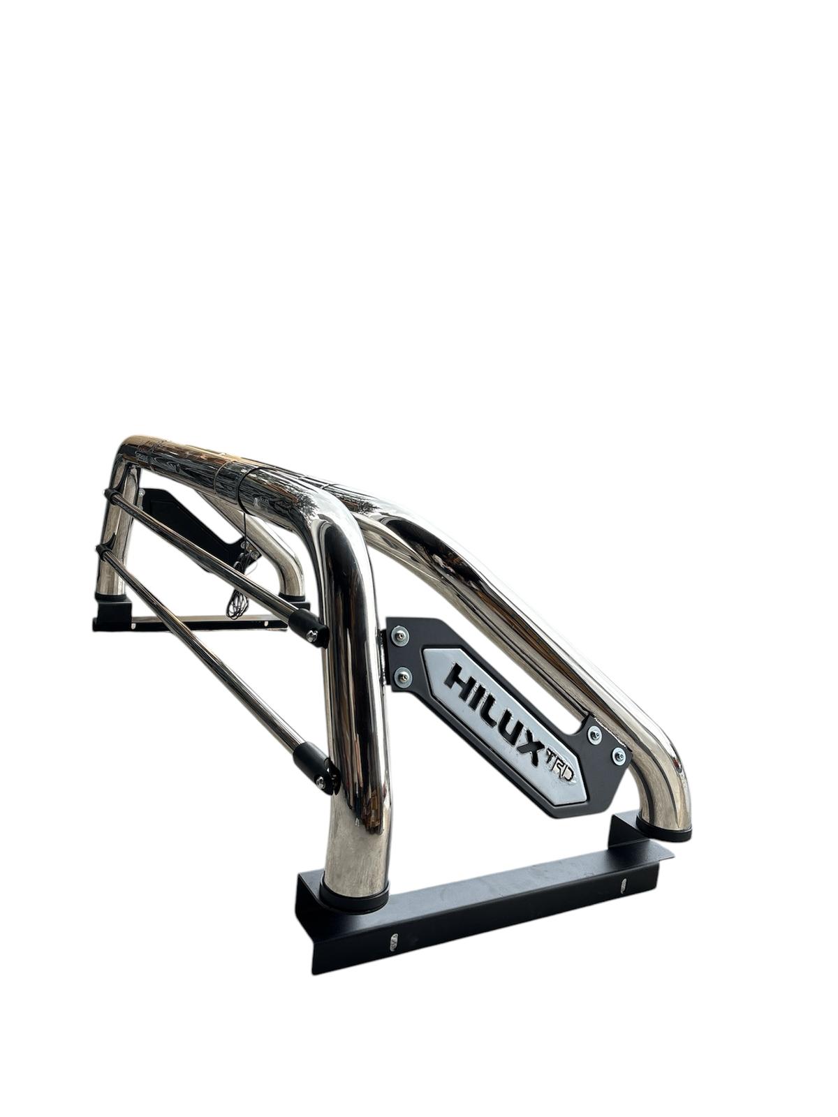 ROLL BAR CROMATO TOYOTA HILUX CON TERZO STOP - Autoricambi4x4