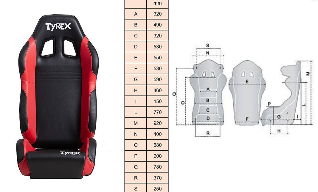 SEDILE SPORTIVO ECOPELLE ROSSO - NERO - Autoricambi4x4