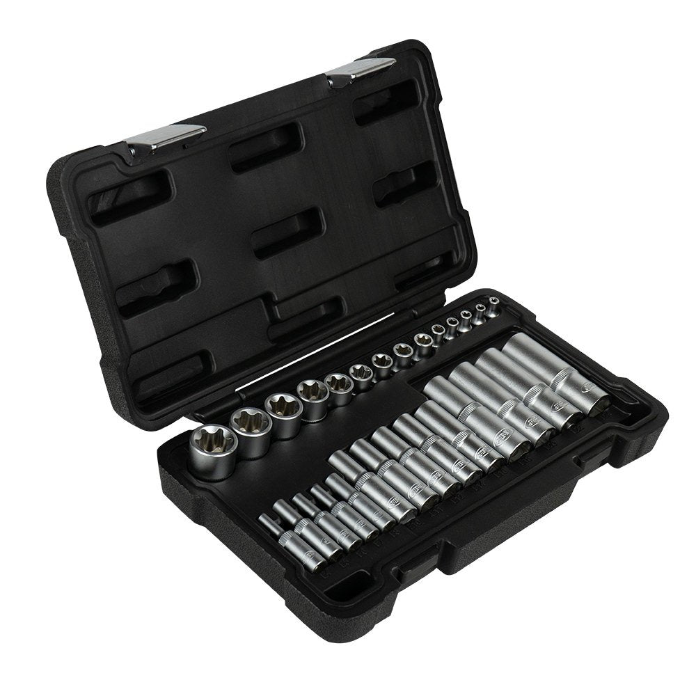SET DI 28 BUSSOLE TORX CORTE E LUNGHE SATINATE - Autoricambi4x4