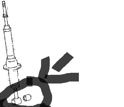 SILENTBLOCK AMMORTIZZATORE ANTERIORE TOYOTA LAND CRUISER KZJ90 - KDJ120/ HILUX - Autoricambi4x4