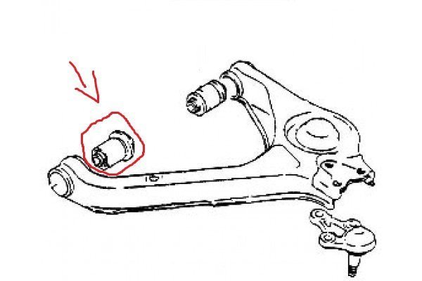 SILENTBLOCK ANTERIORE BRACCIO OSCILLANTE INFERIORE SUZUKI VITARA - Autoricambi4x4