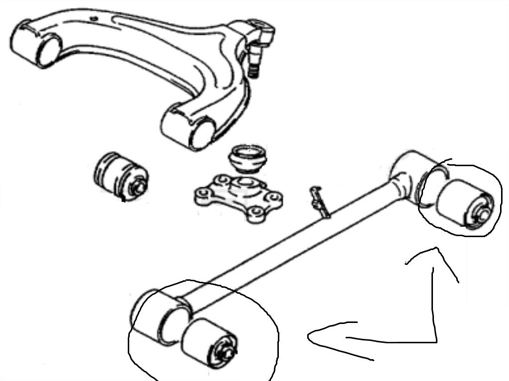 SILENTBLOCK BRACCIO OSCILLANTE LONGITUDINALE POSTERIORE SUZUKI GRAND VITARA - Autoricambi4x4