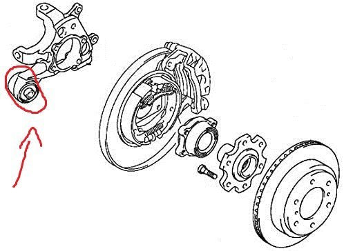SILENTBLOCK FUSO A SNODO POSTERIORE MITSUBISHI PAJERO - Autoricambi4x4