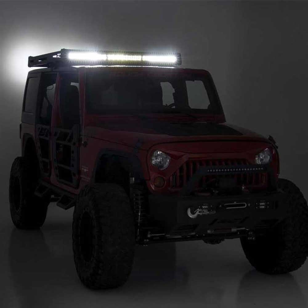 Sistema portapacchi per hard top con luci LED Rough Country - Autoricambi4x4