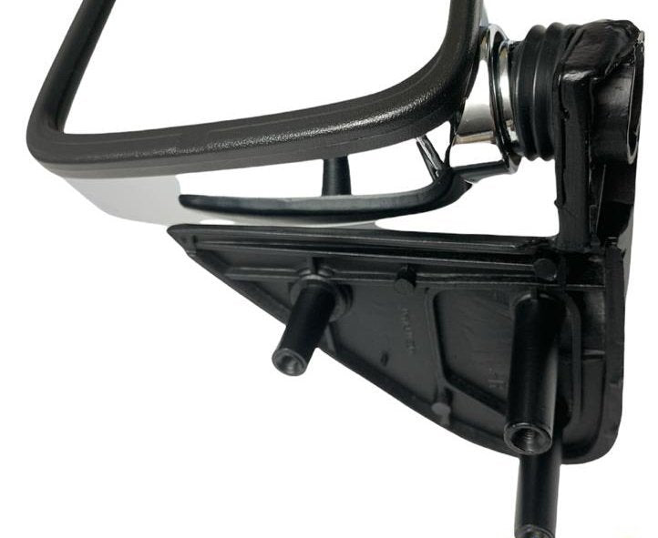 SPECCHIO ESTERNO DESTRO MANUALE CROMATO NISSAN KING CAB D21/ KING CAB D22 - Autoricambi4x4