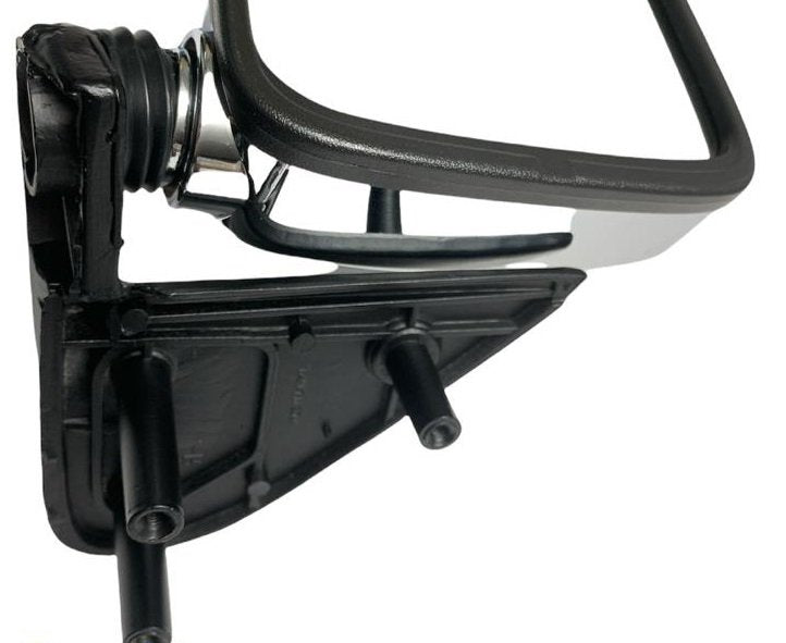 SPECCHIO ESTERNO SINISTRO MANUALE CROMATO NISSAN KING CAB D21/ KING CAB D22 - Autoricambi4x4