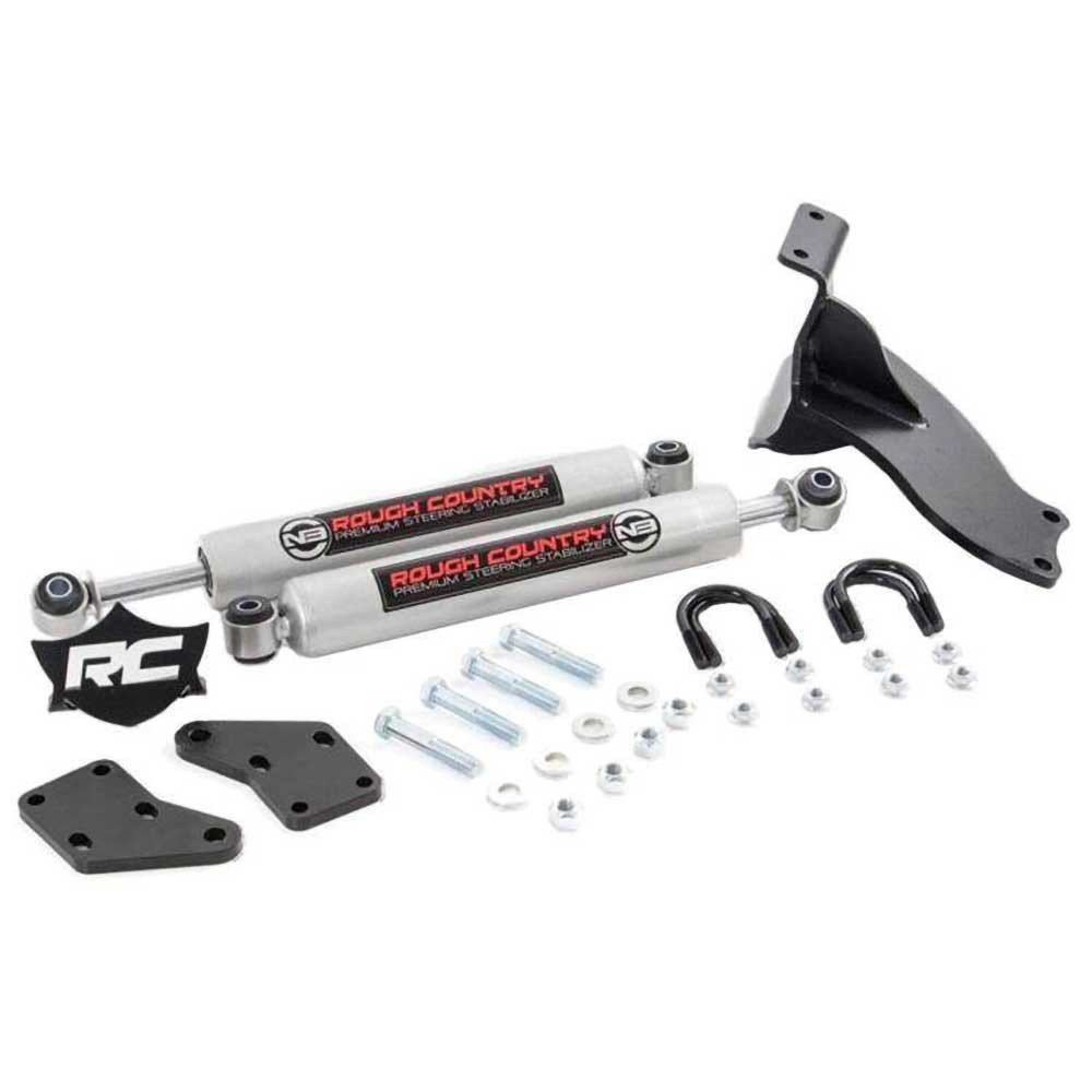 Stabilizzatore di sterzo doppio Rough Country N3 Lift 2,5 - 6" - Autoricambi4x4