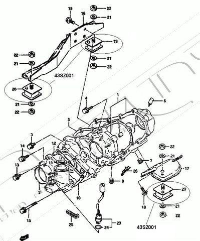 SUPPORTO RIDUTTORE SUZUKI SJ 410/ SJ413/ SAMURAI/ SANTANA - Autoricambi4x4