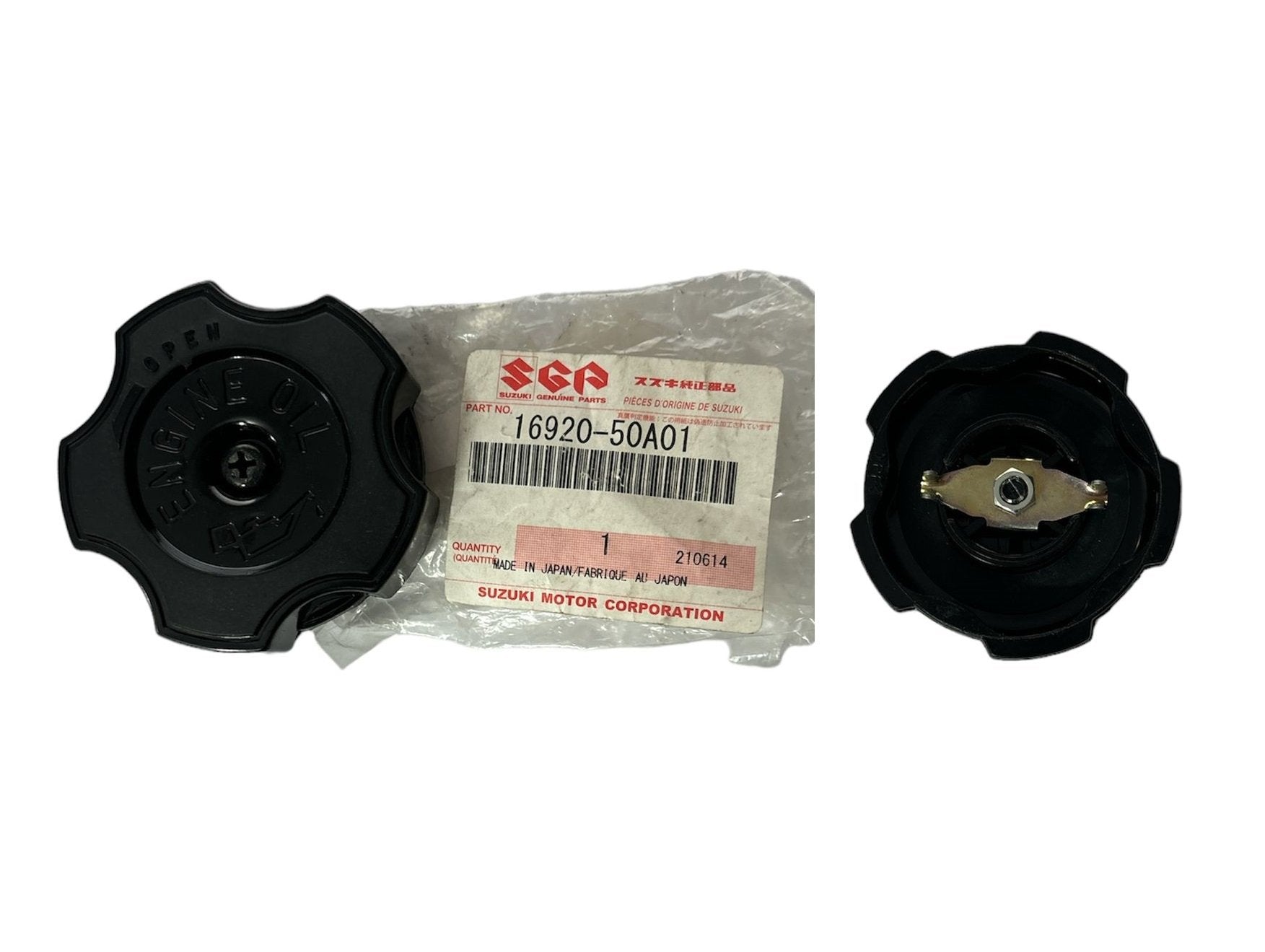 TAPPO OLIO MOTORE SUZUKI SJ410/ SJ413/ SANTANA/SAMURAI (ORIGINALE) ad incastro - Autoricambi4x4