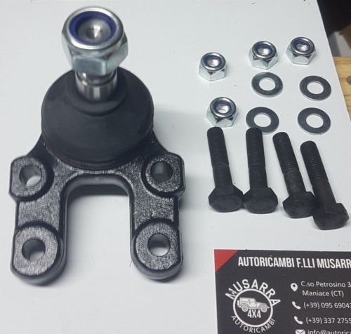 TESTINA BRACCIO SOSPENSIONE ANTERIORE INFERIORE DESTRO E SINISTRO NISSAN TERRANO/ KING KUB/ PICK UP - Autoricambi4x4