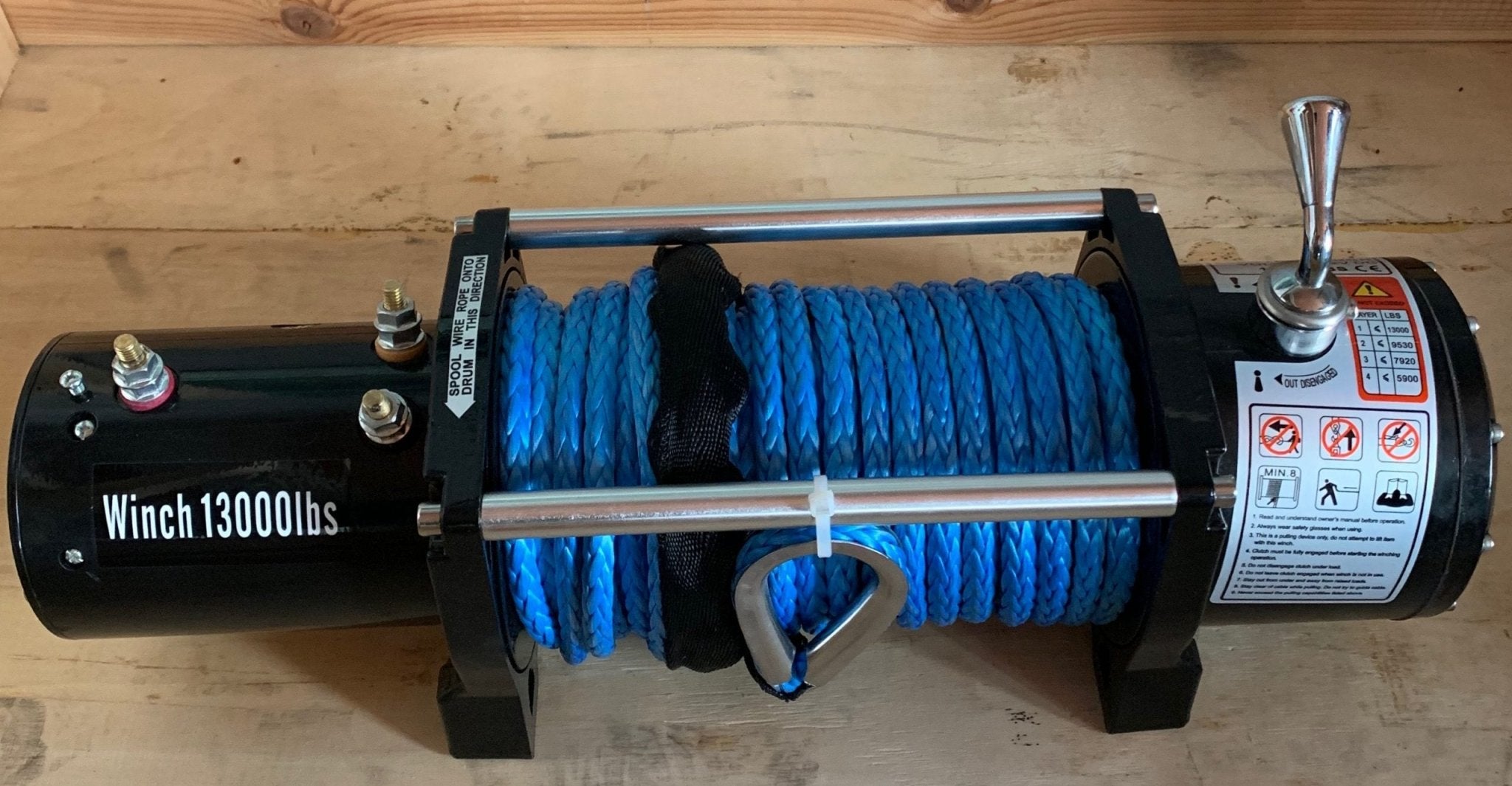 VERRICELLO ELETTRICO 13000 LBS CAVO SINTETICO - Autoricambi4x4