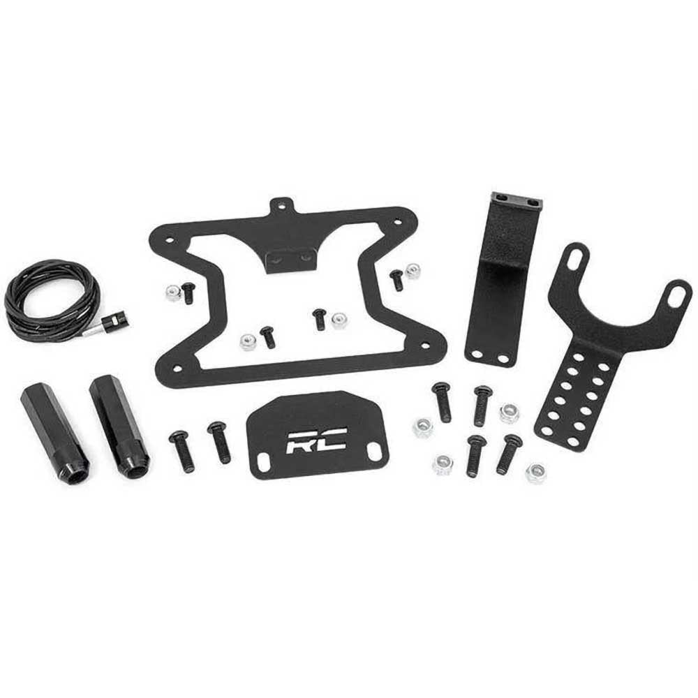 Adattatore di riposizionamento targa con luce LED Rough Country - Autoricambi4x4